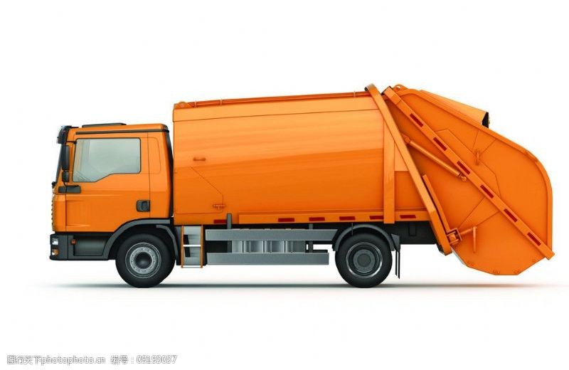 城市清道夫 垃圾車圖片素材的環保敘事